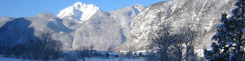 Obertraun in winter Obertraun in winter